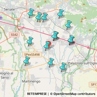 Mappa Via Provinciale Est, 24050 Calcinate BG, Italia (3.88)