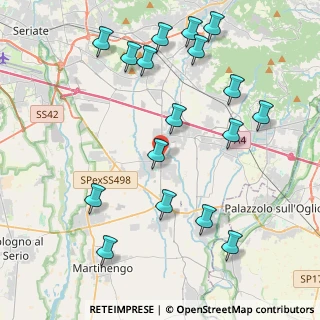 Mappa Via Provinciale Est, 24050 Calcinate BG, Italia (4.77941)