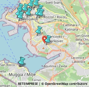 Mappa Piazzale di Giarizzole, 34148 Trieste TS, Italia (2.555)