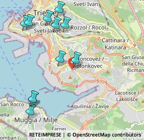 Mappa Piazzale di Giarizzole, 34148 Trieste TS, Italia (2.44273)