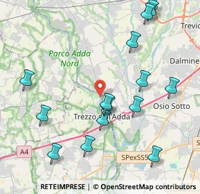 Mappa Via Alzaia, 20056 Trezzo sull'Adda MI, Italia (4.72933)