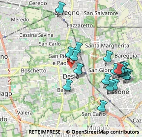 Mappa Corso Italia, 20033 Desio MB, Italia (2.0255)