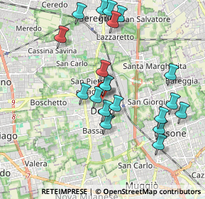 Mappa Via Generale Cantore, 20832 Desio MB, Italia (1.888)