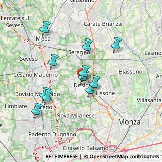 Mappa Corso Italia, 20033 Desio MB, Italia (3.33455)