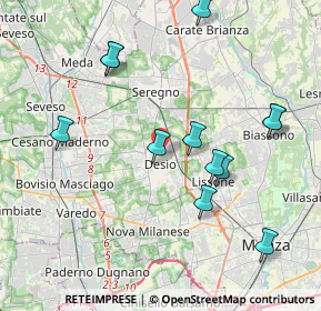 Mappa Via Generale Cantore, 20832 Desio MB, Italia (4.13417)