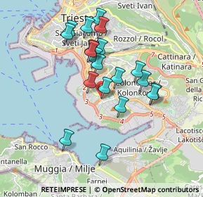 Mappa Famila, 34148 Trieste TS, Italia (1.6215)