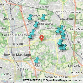 Mappa Via Custoza, 20832 Desio MB, Italia (1.93357)