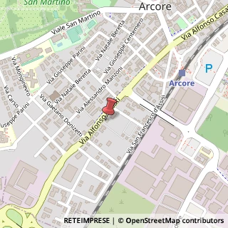 Mappa Via A. Casati, 129/b, 20862 Arcore, Monza e Brianza (Lombardia)