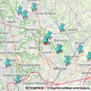 Mappa Via Santa Margherita, 20851 Lissone MB, Italia (5.32538)