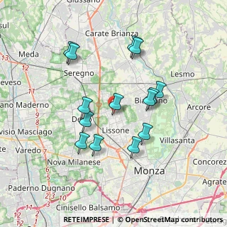 Mappa Via Santa Margherita, 20851 Lissone MB, Italia (3.35786)