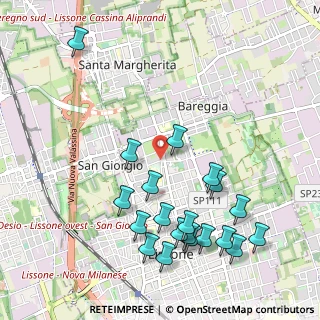 Mappa Via Santa Margherita, 20851 Lissone MB, Italia (1.165)