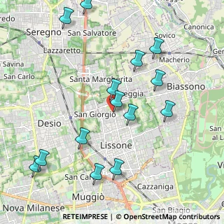 Mappa Via Santa Margherita, 20851 Lissone MB, Italia (2.27929)