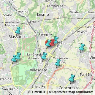 Mappa Via Monviso, 20862 Arcore MB, Italia (2.24909)