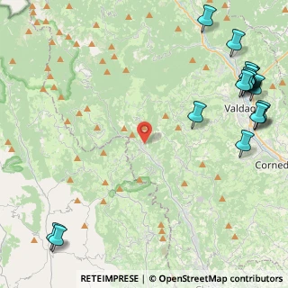 Mappa Via Fongaro, 36070 Crespadoro VI, Italia (6.8755)