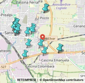 Mappa Via Vecchia per Saronno, 20033 Solaro MI, Italia (1.0755)