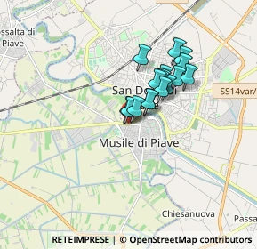 Mappa Via Guglielmo Marconi, 30024 Musile di Piave VE, Italia (1.16294)
