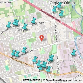 Mappa Via Bergamo, 21057 Olgiate Olona VA, Italia (0.7375)