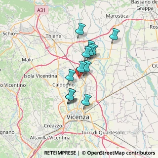 Mappa Via Rovigo, 36031 Dueville VI, Italia (5.11)