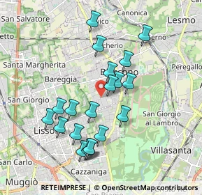 Mappa Via dei Gelsi, 20853 Biassono MB, Italia (1.748)