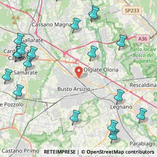 Mappa Via Scisciana, 21052 Busto Arsizio VA, Italia (6.5425)
