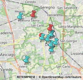 Mappa Via Pontida, 20832 Desio MB, Italia (1.36364)