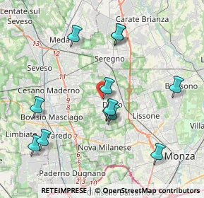 Mappa Via Pontida, 20832 Desio MB, Italia (4.04333)
