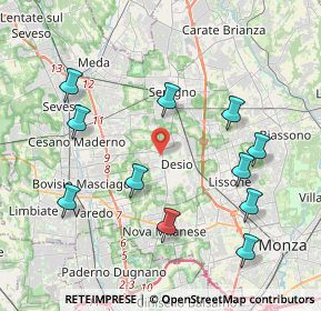 Mappa Via Pontida, 20832 Desio MB, Italia (4.31909)