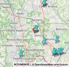 Mappa Via Pontida, 20832 Desio MB, Italia (5.28462)