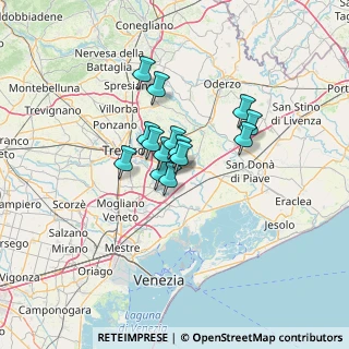 Mappa Via Carlo Goldoni, 31056 Roncade TV, Italia (8.31)