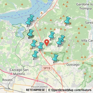Mappa Via Villa, 25040 Monticelli Brusati BS, Italia (3.29333)