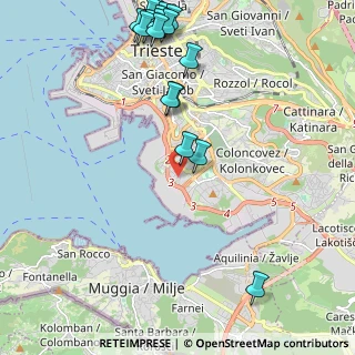 Mappa Via del Ponticello, 34146 Trieste TS, Italia (2.73706)
