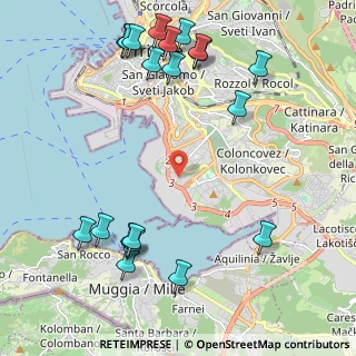 Mappa Via del Ponticello, 34146 Trieste TS, Italia (2.683)