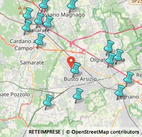 Mappa Via Tarcento, 21052 Busto Arsizio VA, Italia (5.11133)