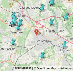 Mappa Via Tarcento, 21052 Busto Arsizio VA, Italia (5.49929)