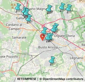 Mappa Via Tarcento, 21052 Busto Arsizio VA, Italia (4.17933)