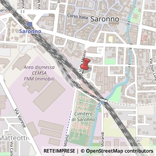 Mappa Via Milano, 16, 21047 Saronno, Varese (Lombardia)