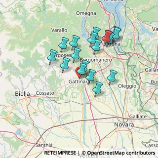 Mappa Via Cervino, 13045 Gattinara VC, Italia (12.54778)