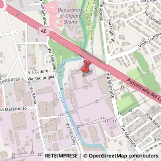 Mappa Via Luigi Pomini, 92, 21053 Castellanza, Varese (Lombardia)