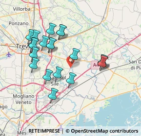 Mappa Via Nicolò Tommaseo, 31056 Roncade TV, Italia (7.0825)