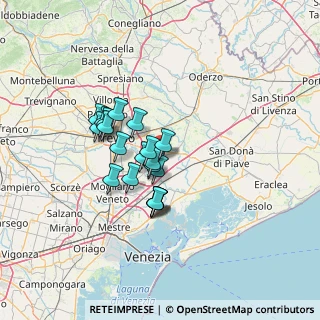 Mappa Via Nicolò Tommaseo, 31056 Roncade TV, Italia (9.8725)