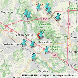 Mappa Via Enzo Pagani, 20025 Legnano MI, Italia (4.61417)