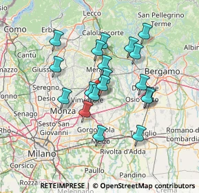 Mappa Via Vaghi, 20882 Bellusco MB, Italia (11.78158)