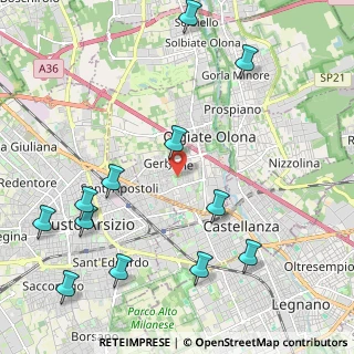 Mappa Via Como, 21057 Olgiate Olona VA, Italia (2.64083)