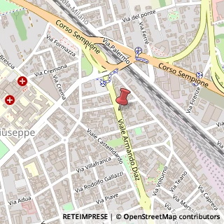 Mappa Viale Diaz Armando, 32, 21052 Busto Arsizio, Varese (Lombardia)