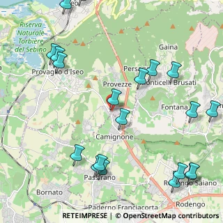 Mappa Via Sandro Pertini, 25050 Passirano BS, Italia (2.8055)