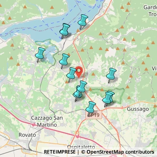 Mappa Via Sandro Pertini, 25050 Passirano BS, Italia (3.52538)