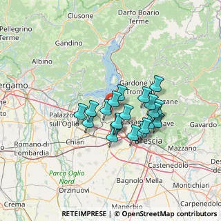 Mappa Via Sandro Pertini, 25050 Passirano BS, Italia (9.9715)