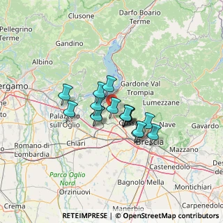 Mappa Via Sandro Pertini, 25050 Passirano BS, Italia (8.67438)