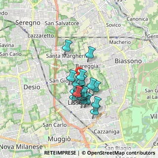 Mappa Via G. di Vittorio, 20851 Lissone MB, Italia (1.2135)