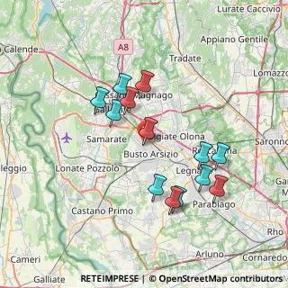 Mappa Via Dolomiti, 21052 Busto Arsizio VA, Italia (6.75)